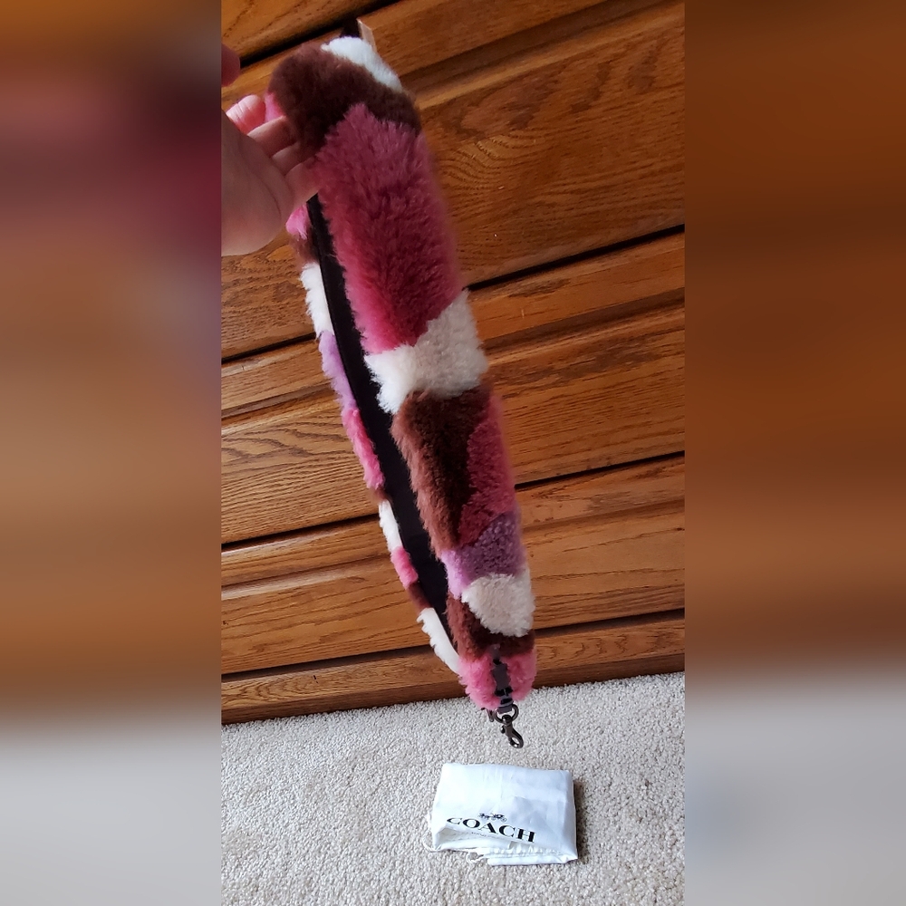 Coach Multicolor Shearling Strap - Picture 4 of 11